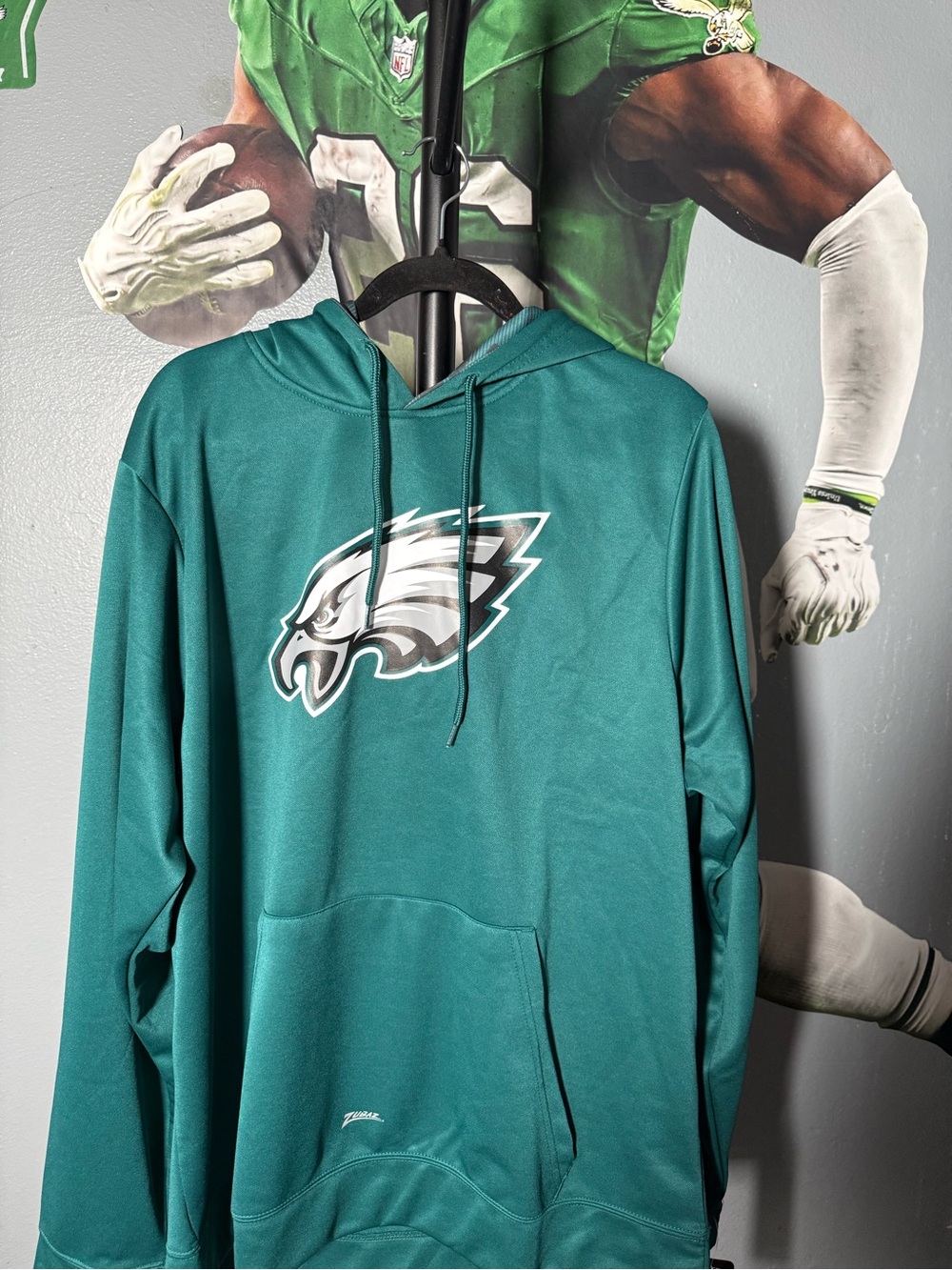 NFL Men's Teal Eagles Pullover Hoodie